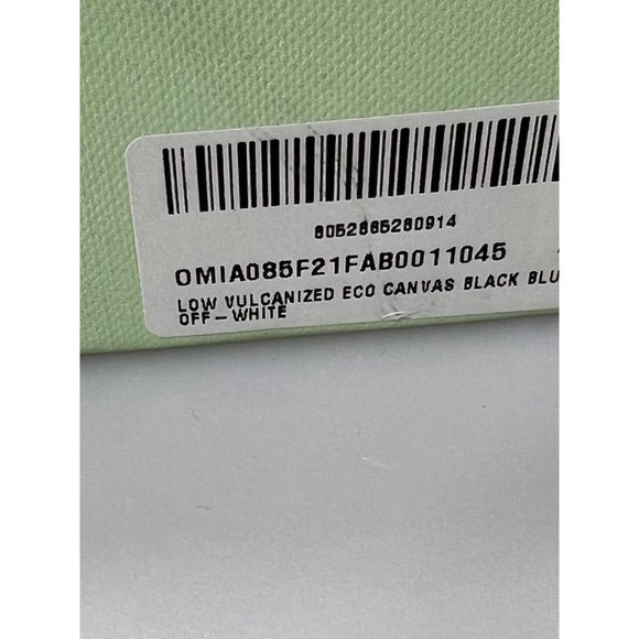 Off-White Vulc Low Eco Canvas Black/Blue Men’s EU 39/US 6 $305 - Picture 7 of 8